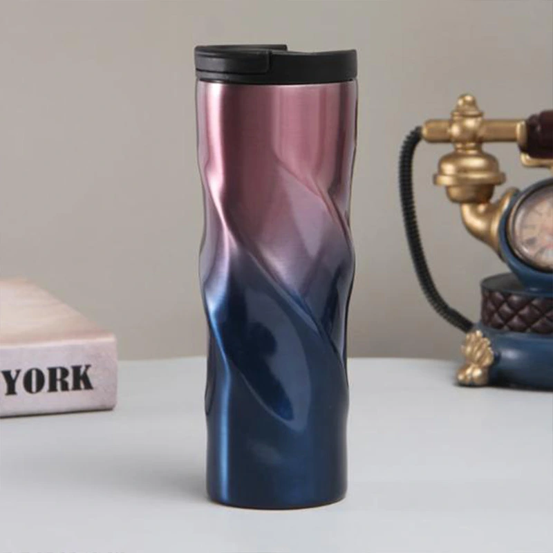 rhombic car coffee tumbler